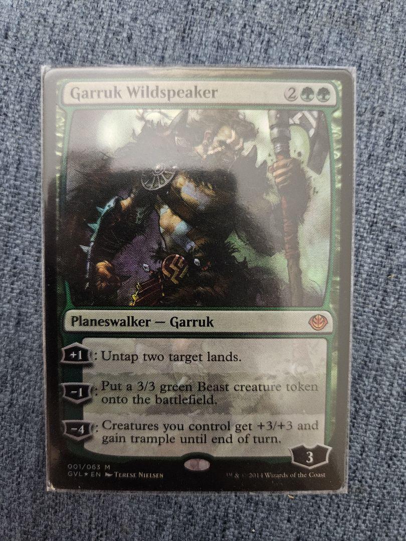 Foil】《野生語りのガラク/Garruk Wildspeaker》[M11] 緑R