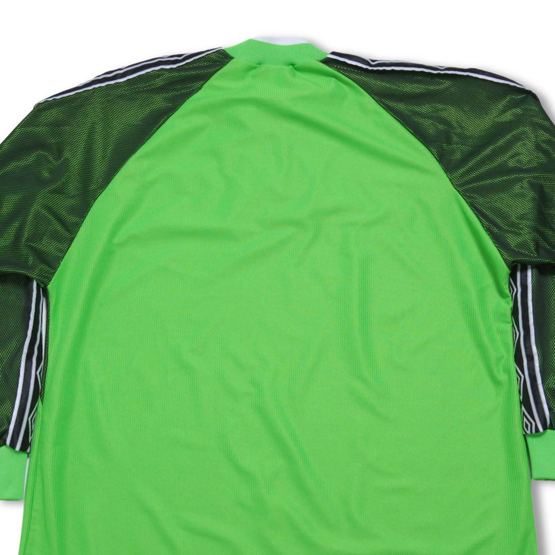 古着 90s UMBRO 長袖プルオーバー ゲームシャツ 緑