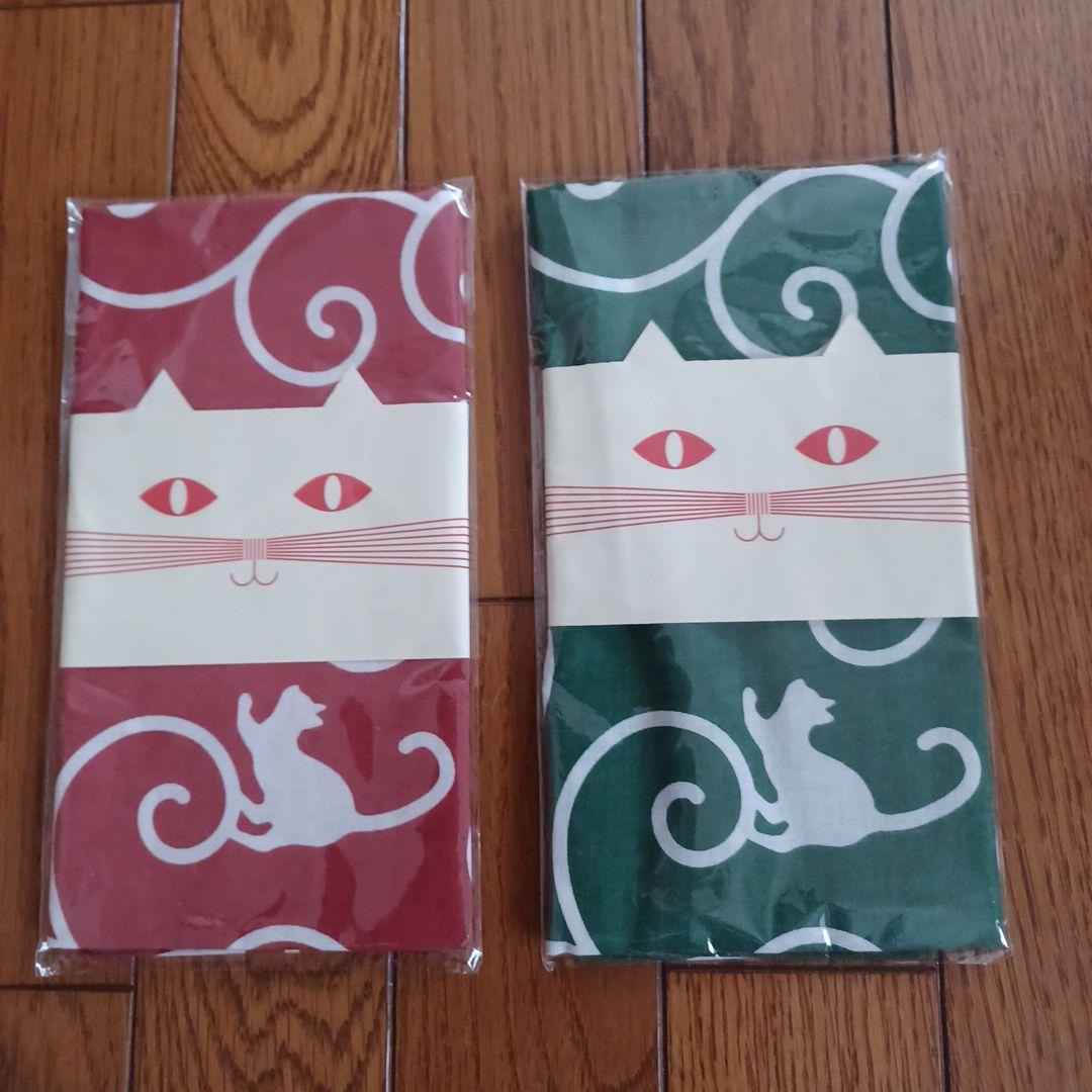 長崎の猫尾まがり手ぬぐい