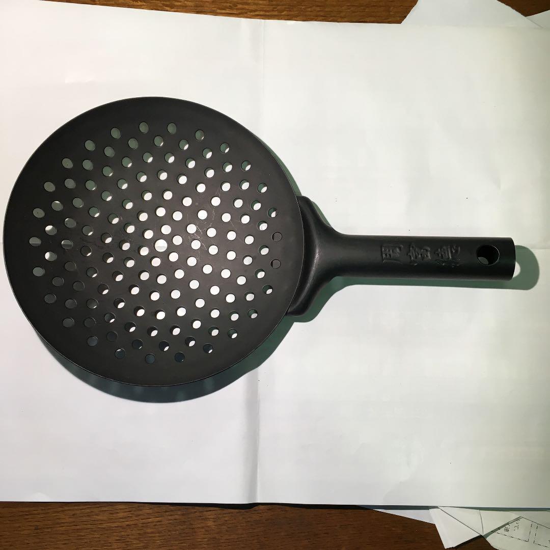中華料理用ジャーレン周富徳穴開きお玉