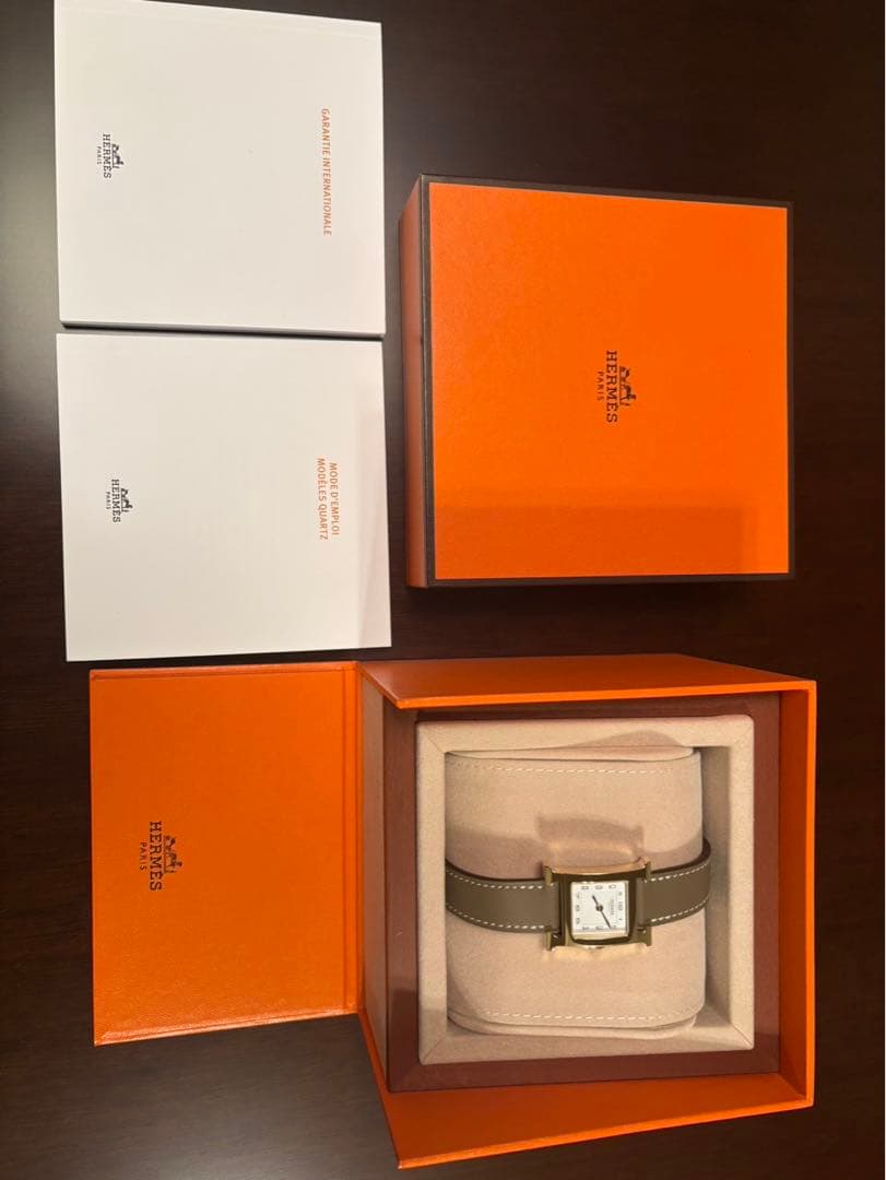 新品未使用エルメス　Hウォッチ　25mm エトゥープ