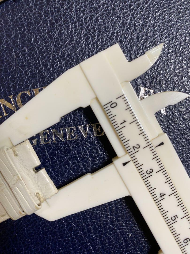 24mm ホワイト フランクミュラー 純正 クロコ ストラップ ベルト