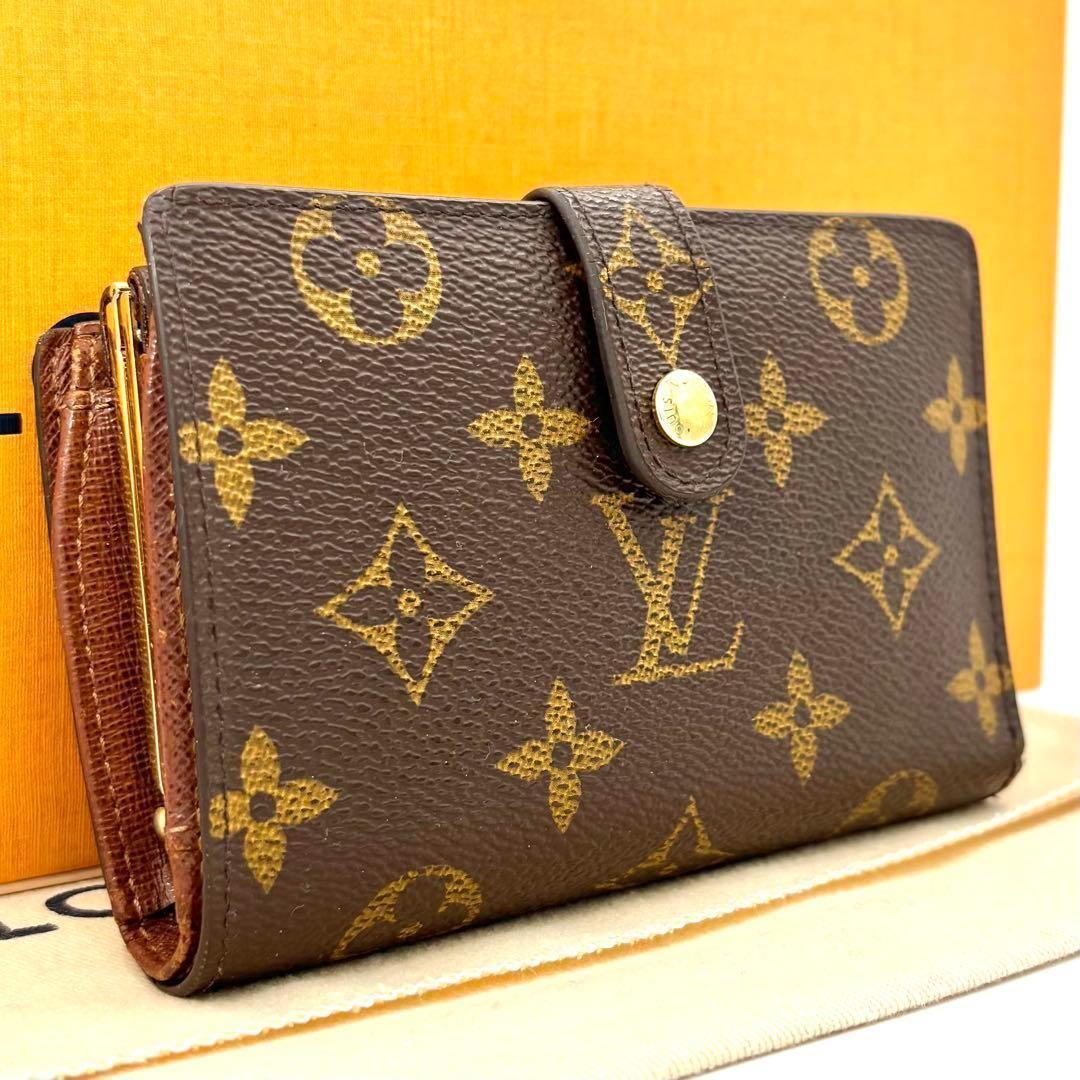 カピバラさん モノグラム ヴィエノワ がま口 ルイヴィトン モノグラム ヴィエノワ がま口財布 折財布 504