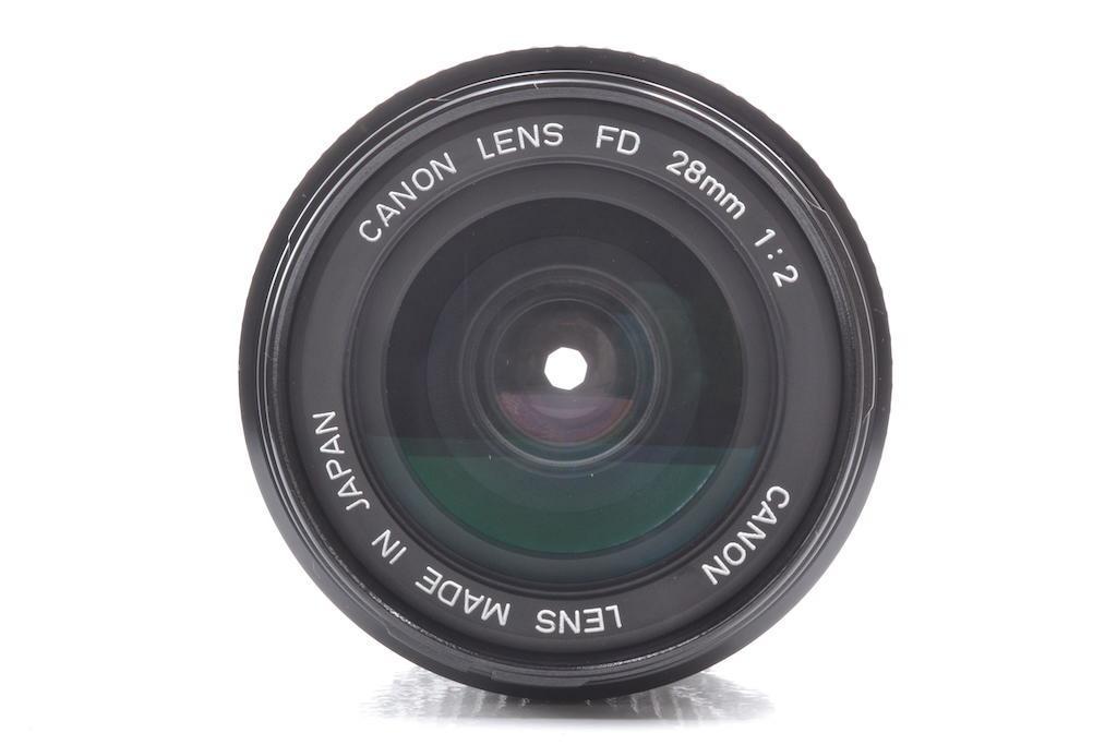 CANON キャノン NFD NEW FD 28mm f/2 清掃済 撮影可