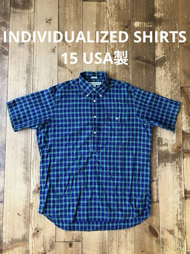 INDIVIDUALIZED SHIRTS 半袖シャツ ブラックウォッチ 15