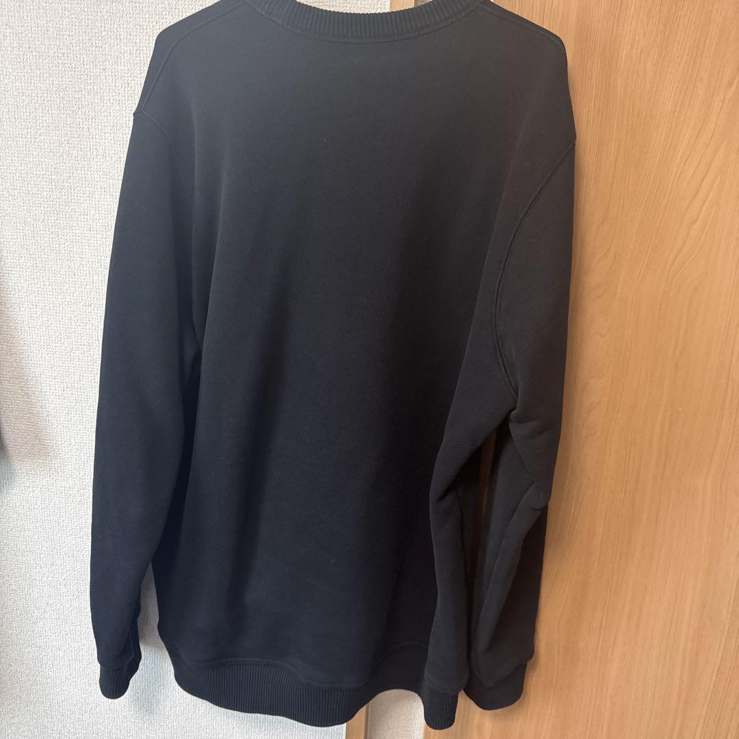 バーバリーロゴプリント メンズ ブラック 黒 スウェット XL