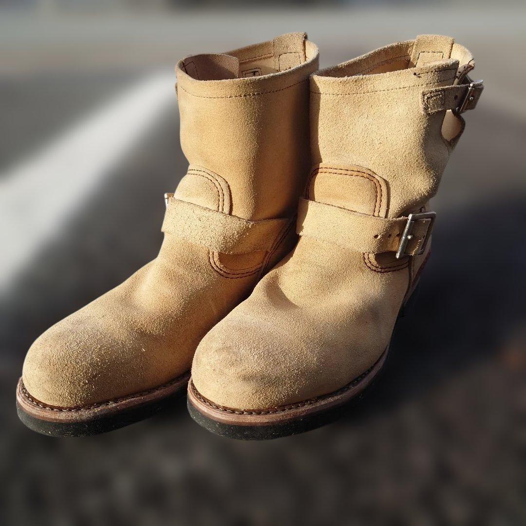 REDWING レッドウィング 26.5cm ベージュ スエード エンジニア26.5cm RED WING