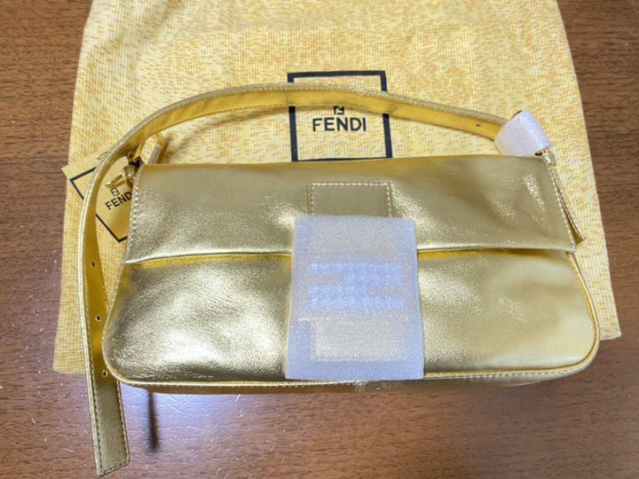 FENDI フェンディ バゲットバッグ ゴールド ナッパー 新品未使用 - www 