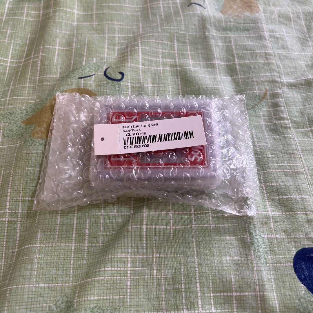 小物 Supreme Bicycle Clear Playing Cards