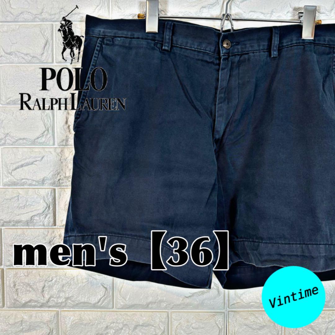 V754【Polo Ralph Lauren】ショートパンツ【メンズ36】