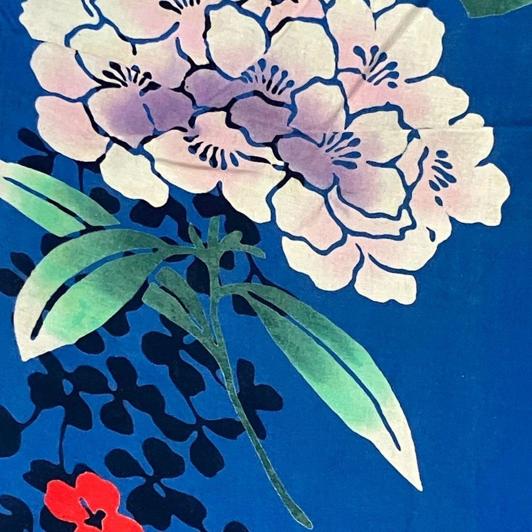 ［4879］浴衣 草花吉祥文様 綿 レディース 着物 ゆかた