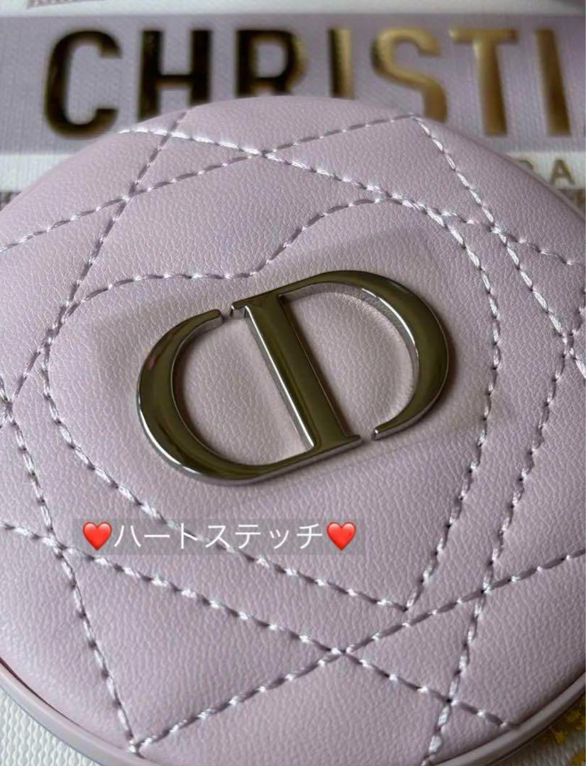 最新❤️ DIOR コンパクト ミラー ハートキルティング ミラー