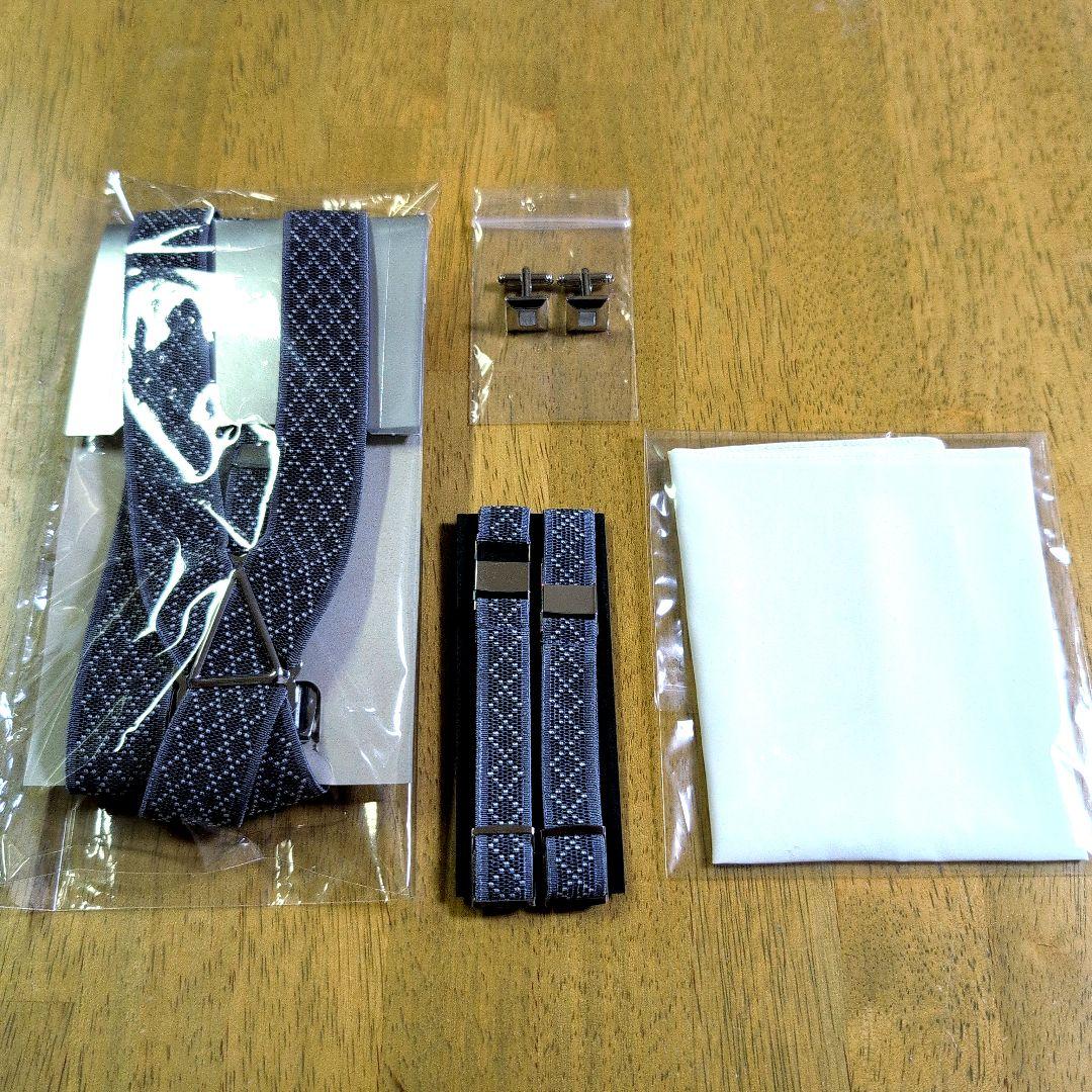 新郎 小物セット＋シャツ(L)【タカミブライダル】 美品☆タカミブライダル シャツ 新郎小物セット Lサイズ - メルカリ
