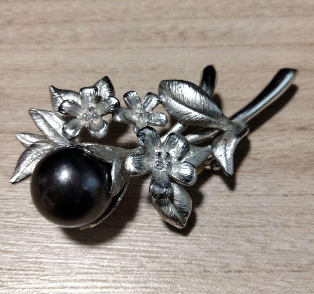 SILVER 南洋真珠 ペンダント ブローチ 13.0mm