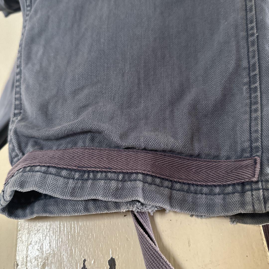 NIGELCABOURN × LYBRO  NAVAL DUNGAREE