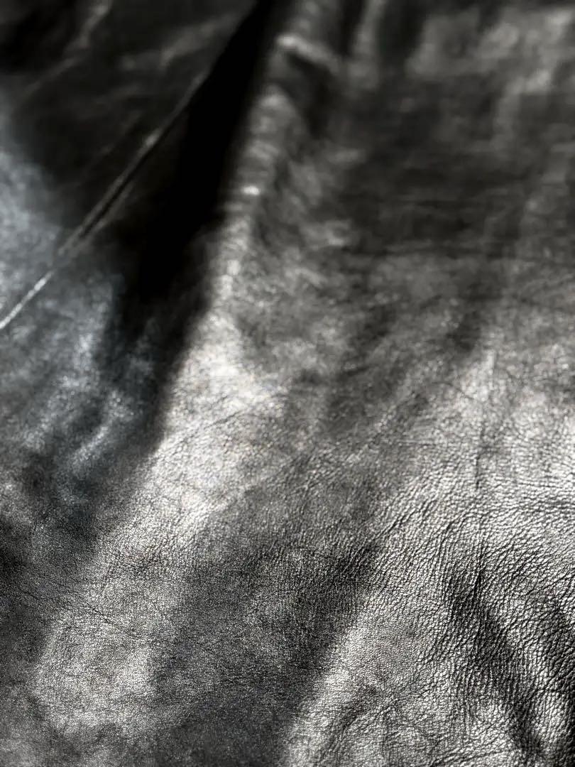 希少 極上ホースレザー y'2 leather ワイツーレザー レザーシャツ