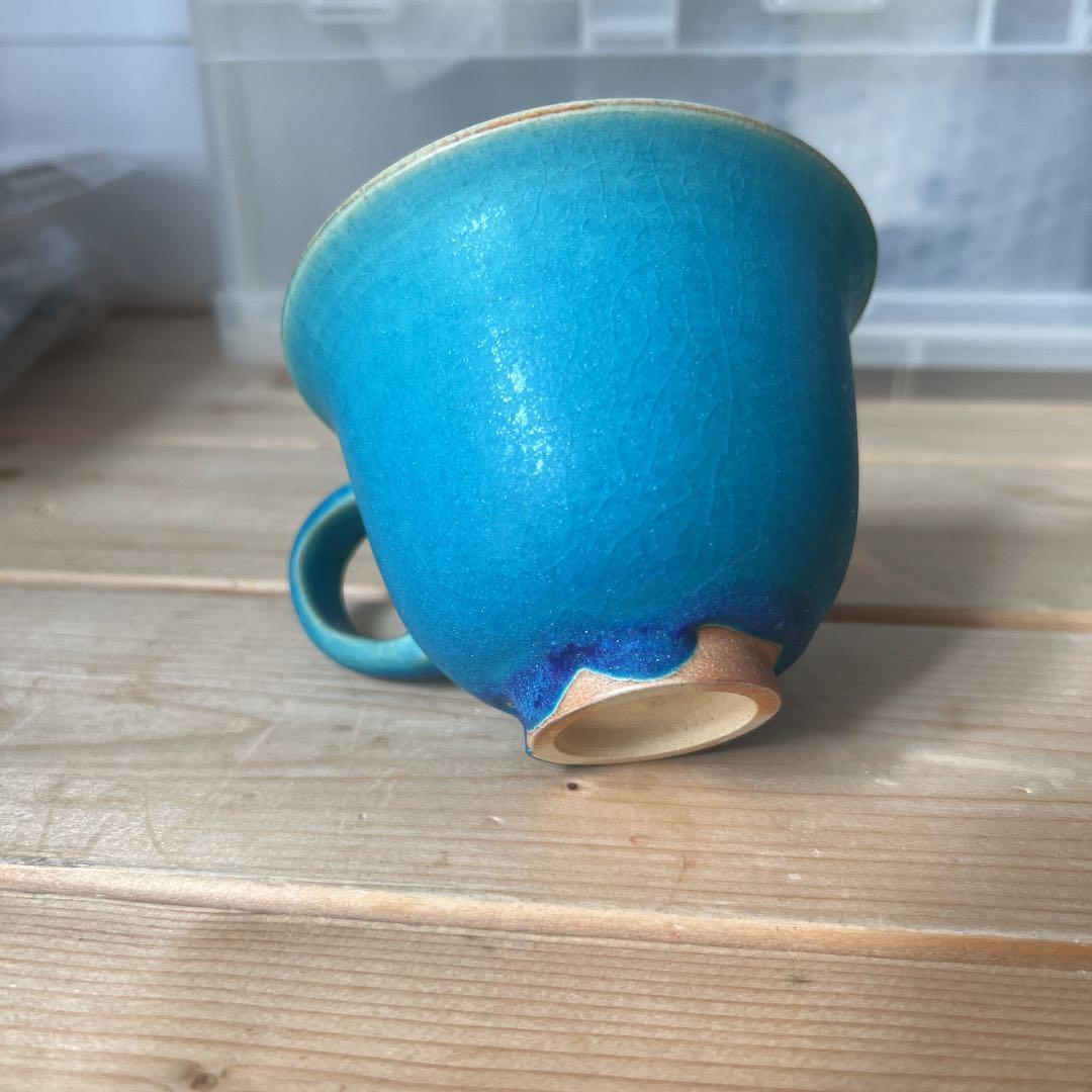 大嶺工房 大嶺 實清 ペルシャブルー ティーカップセット ペルシャ