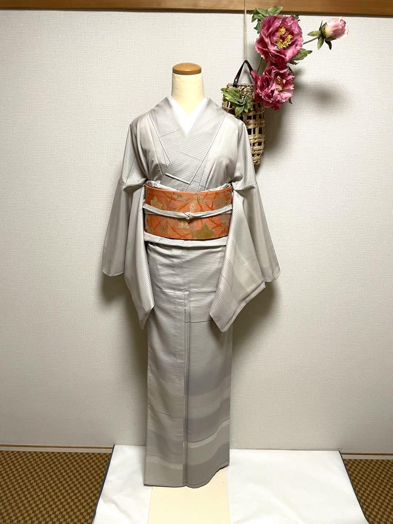 肌触りがいい ヴィンテージ紗 名古屋帯の作り帯 - メルカリ 着物・浴衣