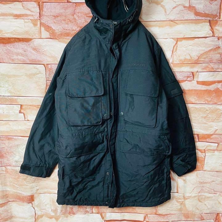 【希少】トミーヒルフィガー 高機能マウンテンパーカー　裏フリース2XL