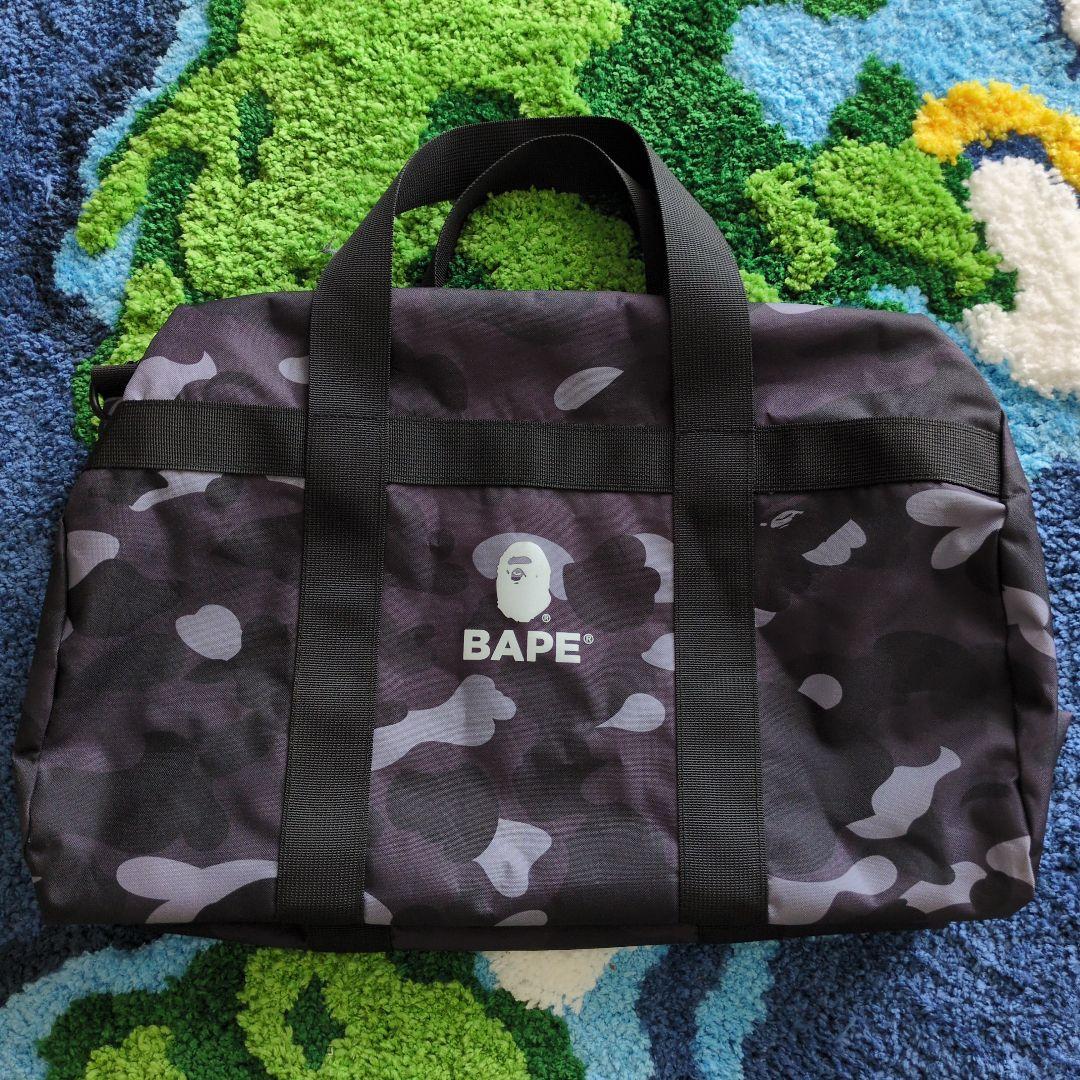 BAPE◆A BATHING APE／◆ブラックダッフルバッグ◆付録品ノベルティ BAPE A BATHING APE／ブラックダッフルバッグ 付録品ノベルティ