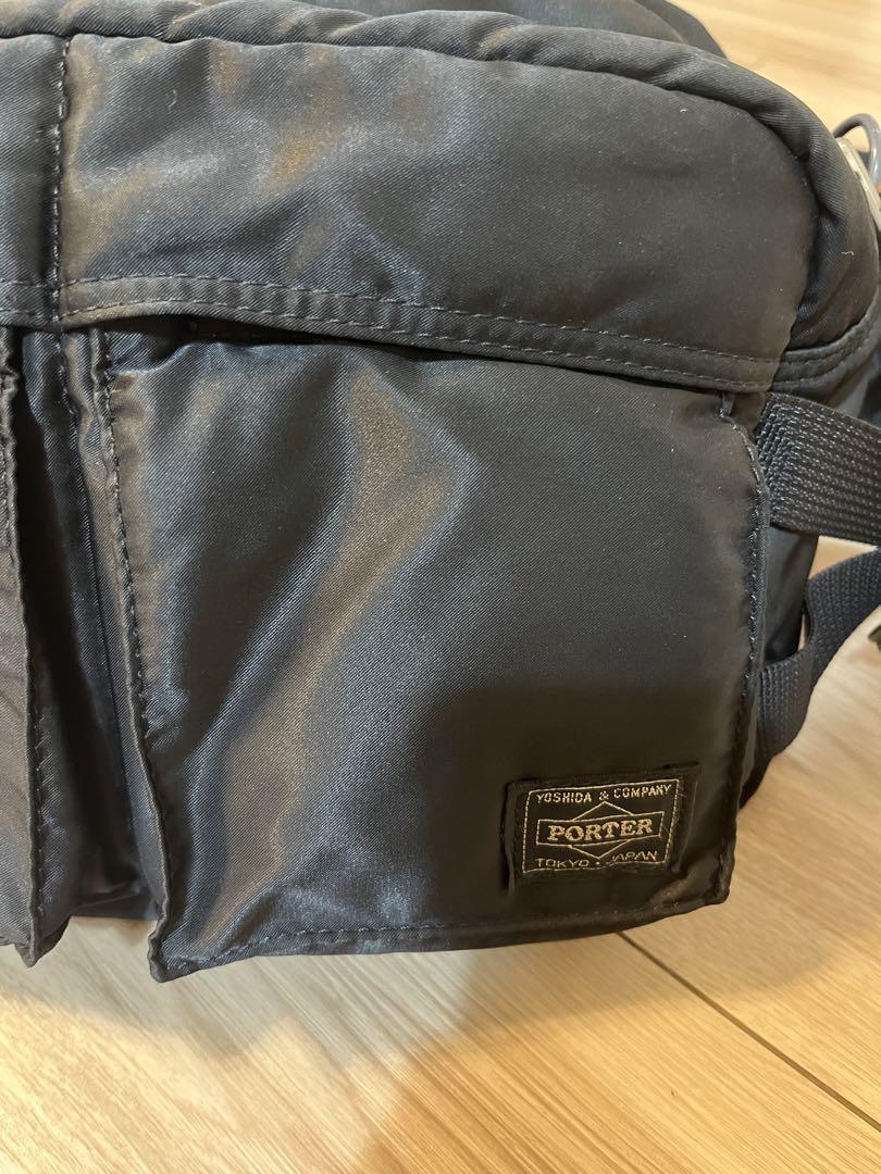 【美品】PORTER タンカー 2wayウェストバック ボディバッグ ブラック