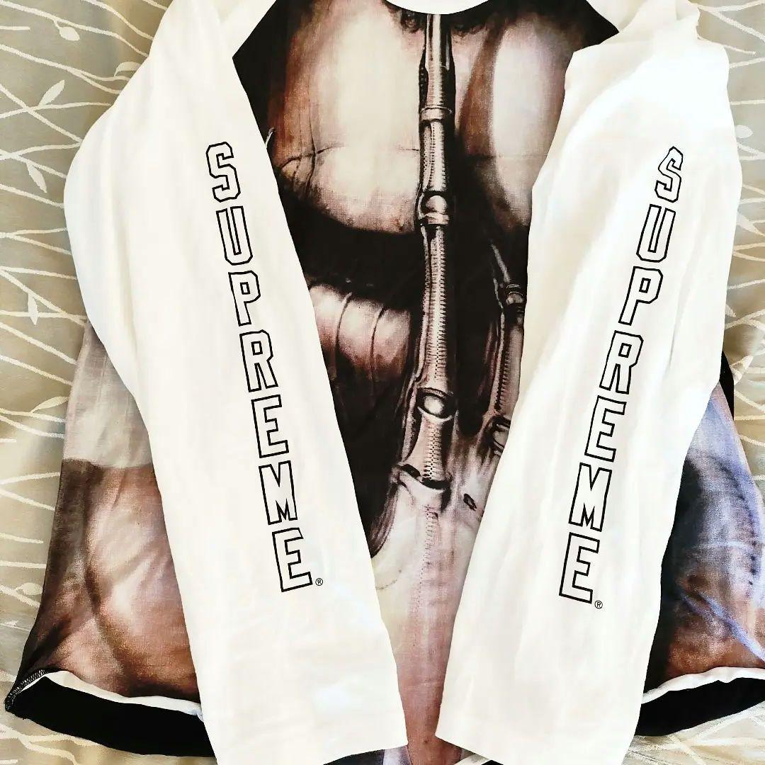 赤　SUPREME 長袖 Tシャツ