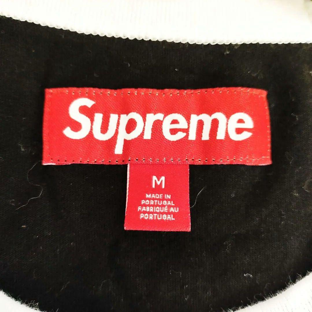 赤　SUPREME 長袖 Tシャツ