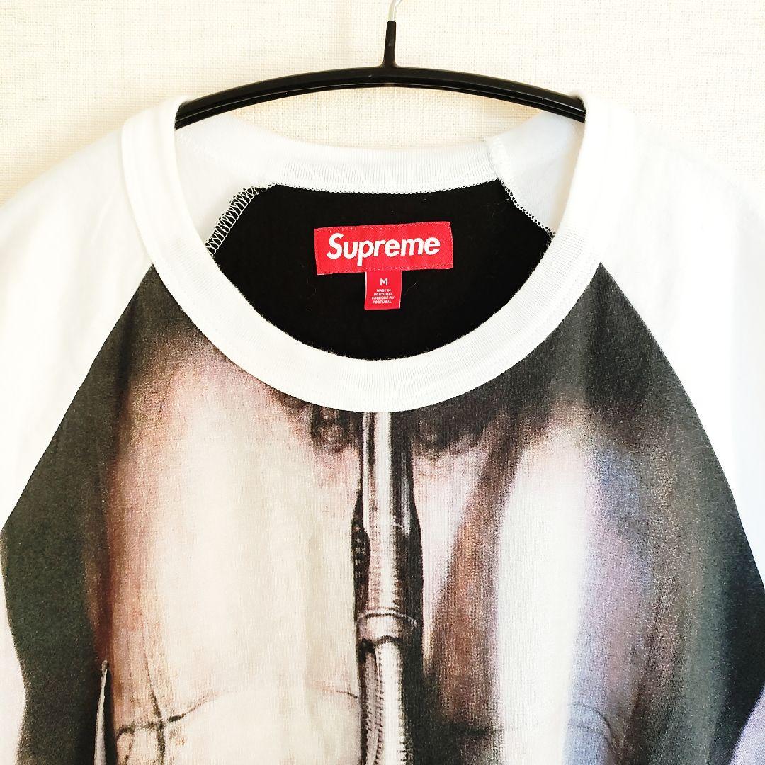 赤　SUPREME 長袖 Tシャツ