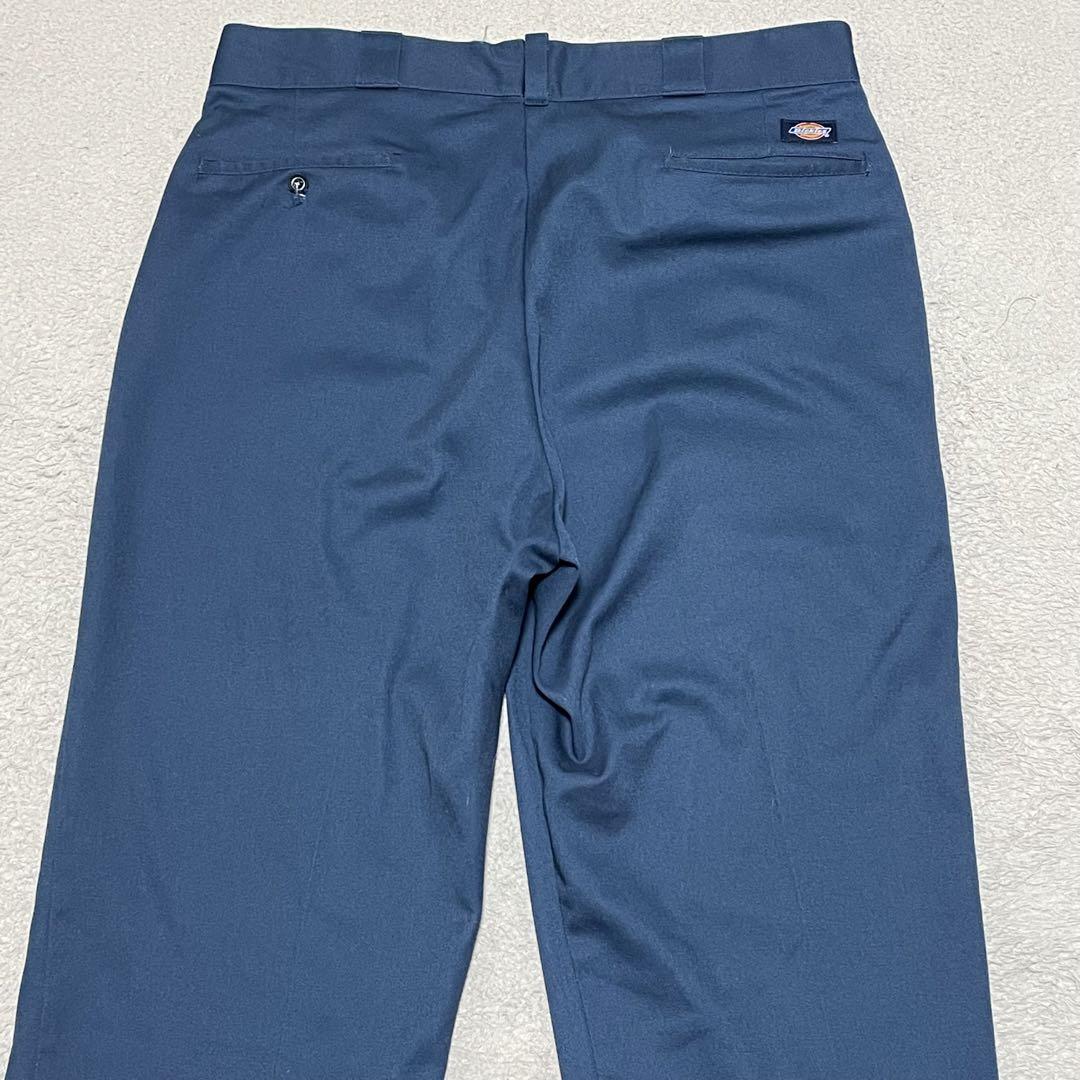 ディッキーズ　ワークパンツ　W34×L30 USA製 TALONジップ ネイビー