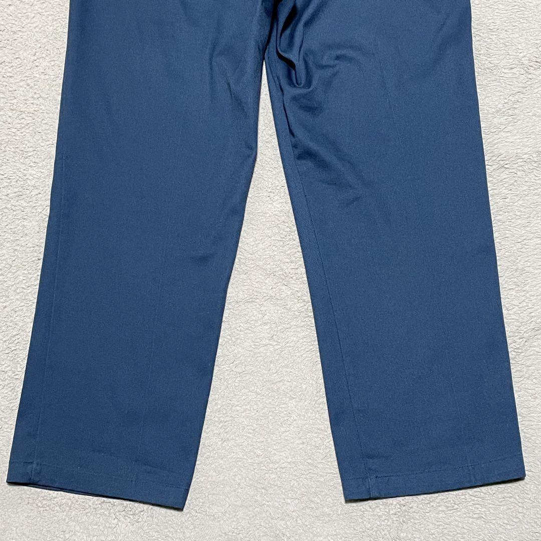 ディッキーズ　ワークパンツ　W34×L30 USA製 TALONジップ ネイビー