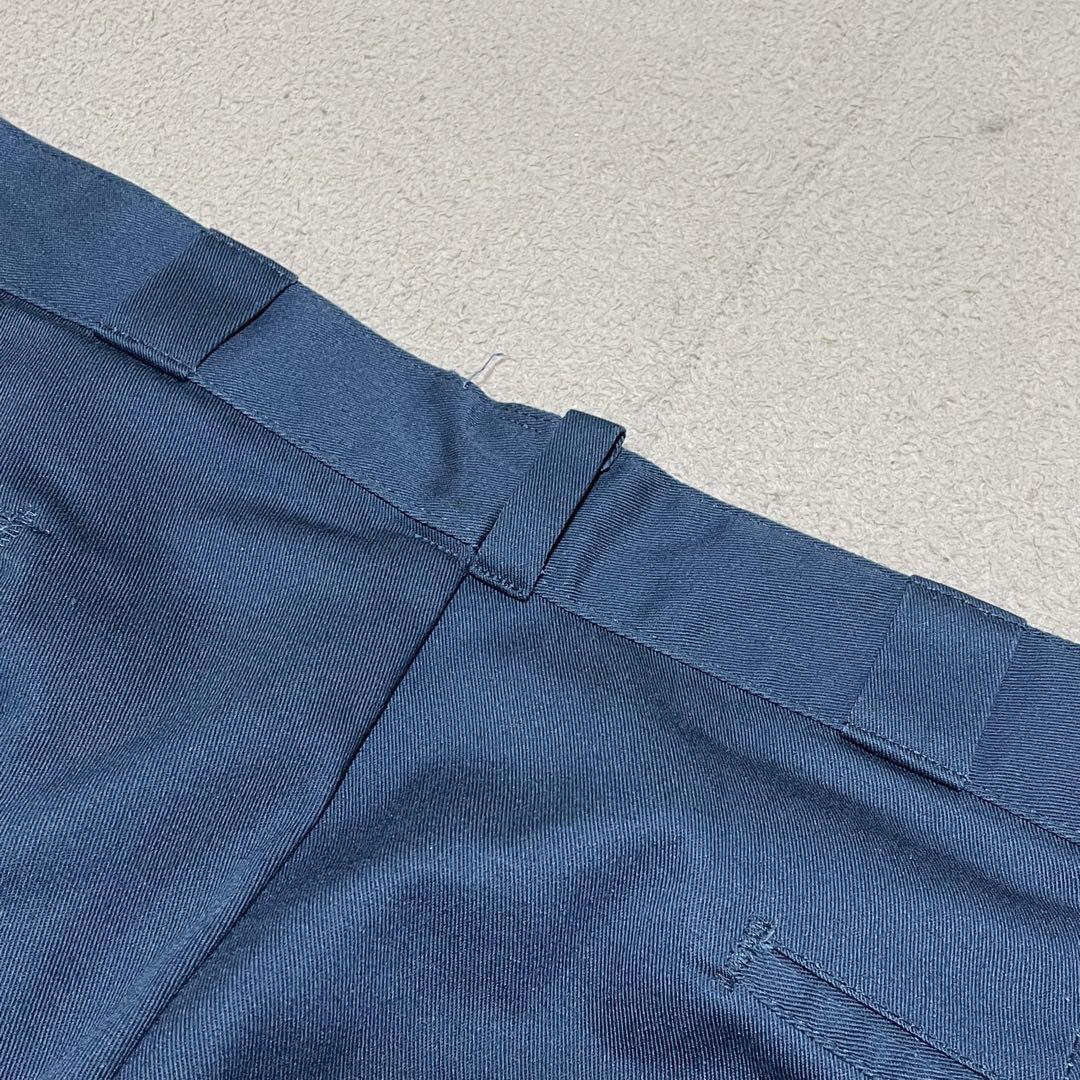 ディッキーズ　ワークパンツ　W34×L30 USA製 TALONジップ ネイビー