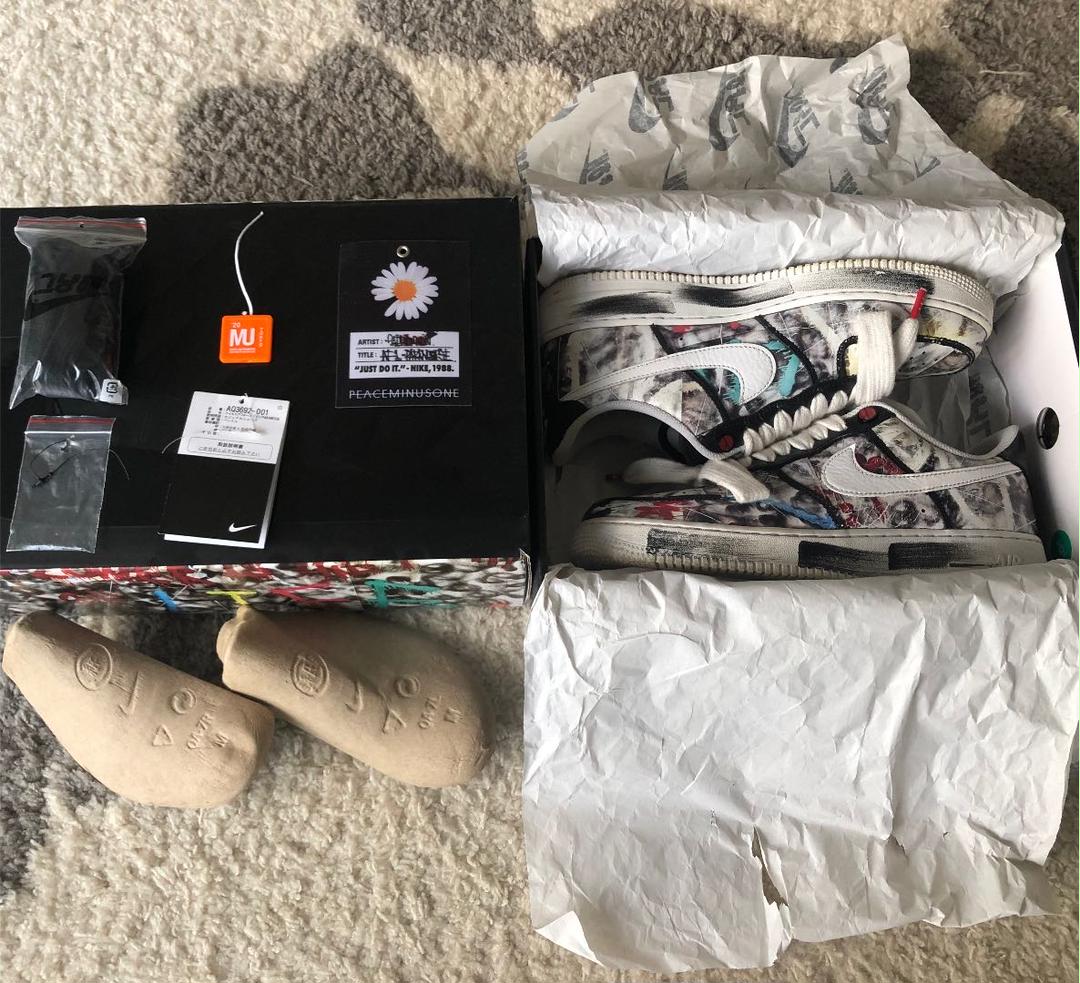 Nike air force 1 paranoise 1st 27.5cm