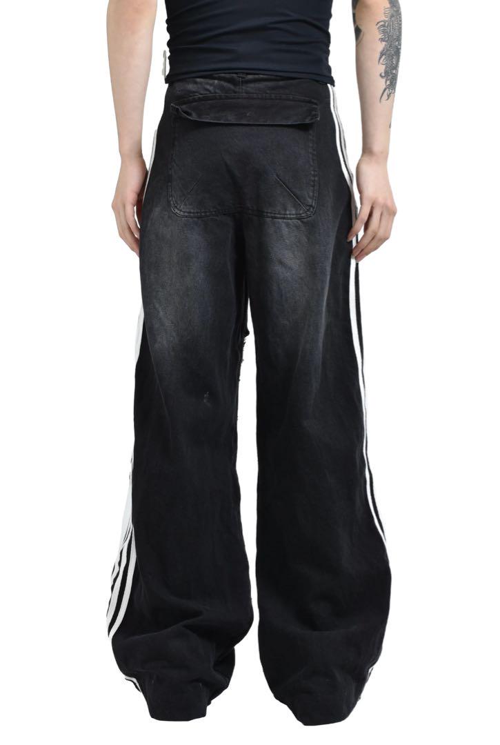 パンツ Yori sport 5 STRIPE DENIM / BLK 30/34