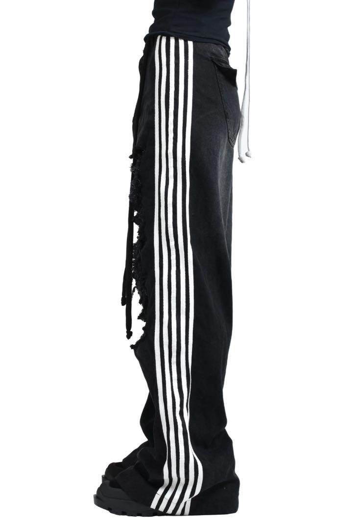パンツ Yori sport 5 STRIPE DENIM / BLK 30/34