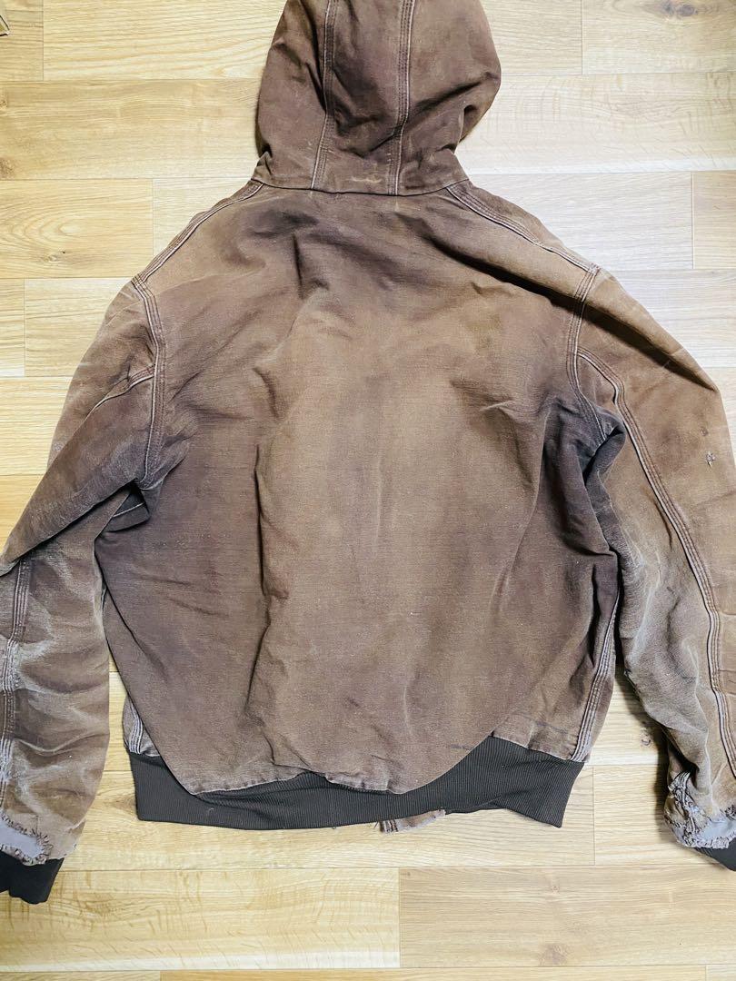 ボロ Carhartt カーハート アクティブジャケット Lサイズ クラッシュ