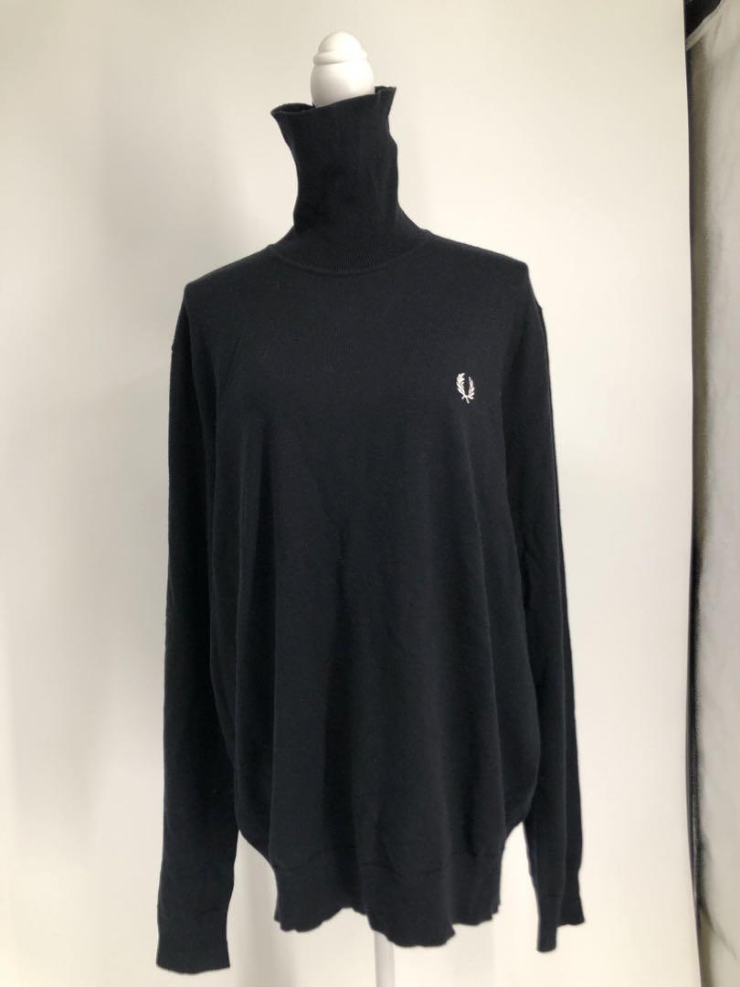 フレッドペリータートルセーター❣️新品未使用❣️17600円❣️XL❣️黒 画像2