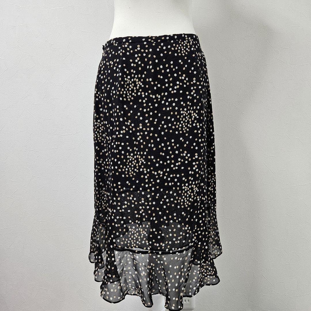 新品タグ付 タルボット/Talbots シルク シアー フレア スカート