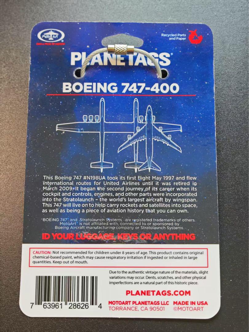 ユナイテッド航空 Planetags B747 - メルカリ