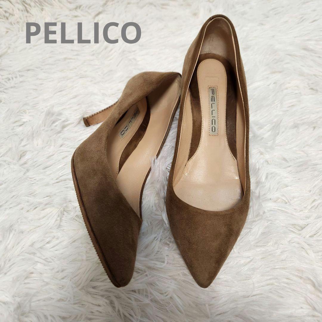 PELLICO ペリーコ　スエード ハイヒール　パンプス　ポインテッドトゥ