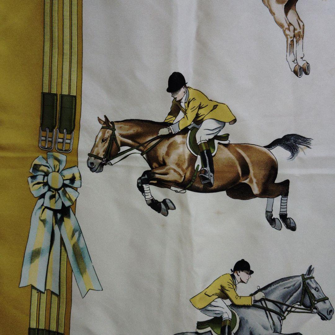 ✿正規HERMESエルメスLEDOUXカレJUMPINGシルク100スカーフ