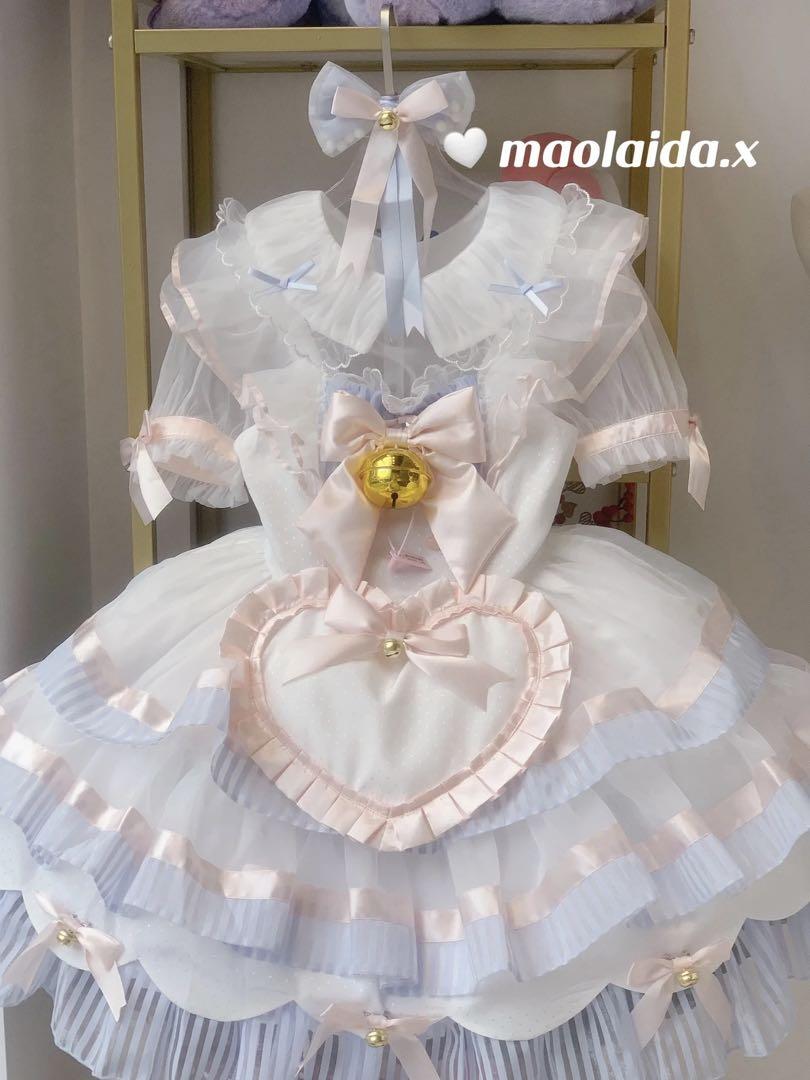 パステルメイド服　アイドル衣装　甘ロリ　しゅくれどーる　ロリィタ　コスプレ パステルメイド服 アイドル衣装 甘ロリ しゅくれどーる ロリィタ