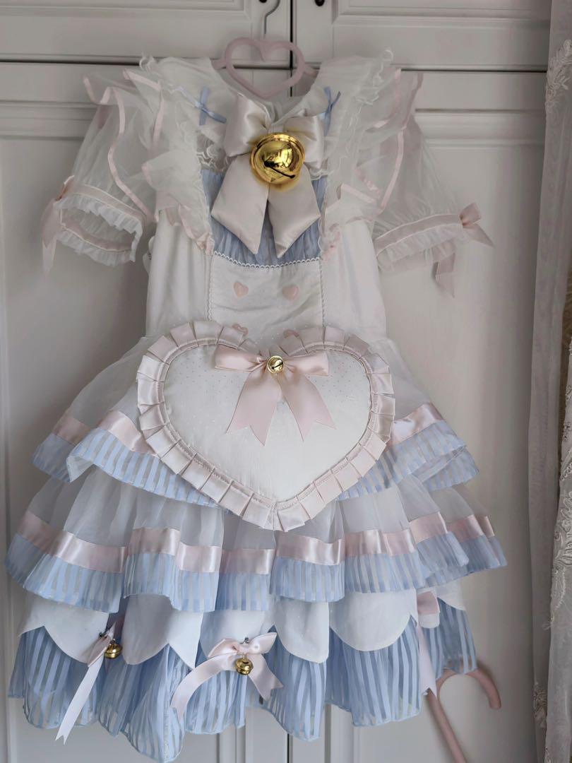 パステルメイド服　アイドル衣装　甘ロリ　しゅくれどーる　ロリィタ　コスプレ パステルメイド服 アイドル衣装 甘ロリ しゅくれどーる ロリィタ