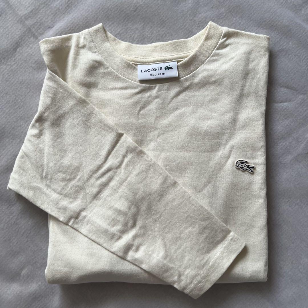 ラコステ LACOSTE トップス スウェット トレーナー アイボリー 白ワニ