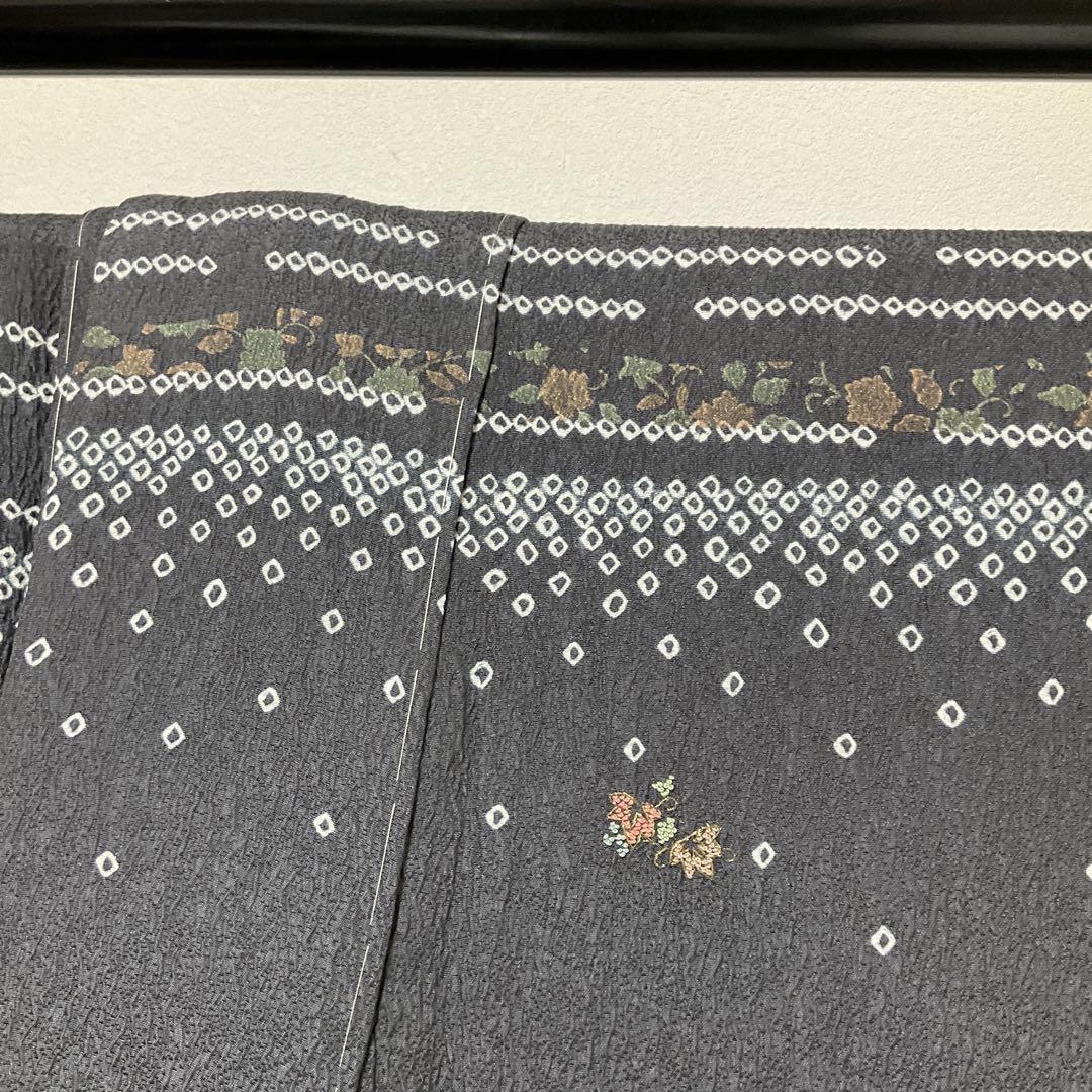 No.2430 未使用シリーズ正絹相良刺繍絞り訪問着　美品