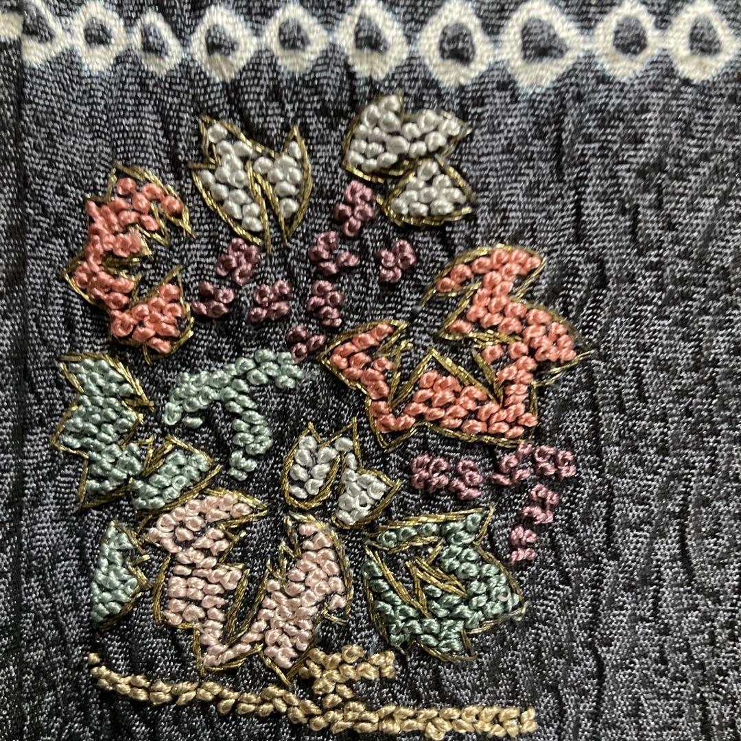 No.2430 未使用シリーズ正絹相良刺繍絞り訪問着　美品
