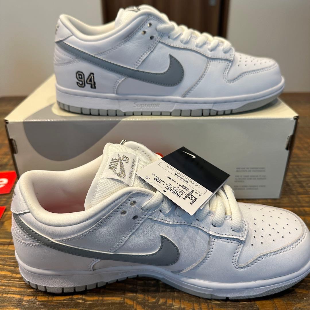 【26cm】Supreme × Nike SB Dunk Low White