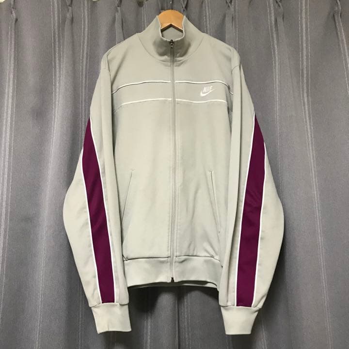 華麗 希少 ナイキ ベージュ×パープル トラックジャケット ジャージ