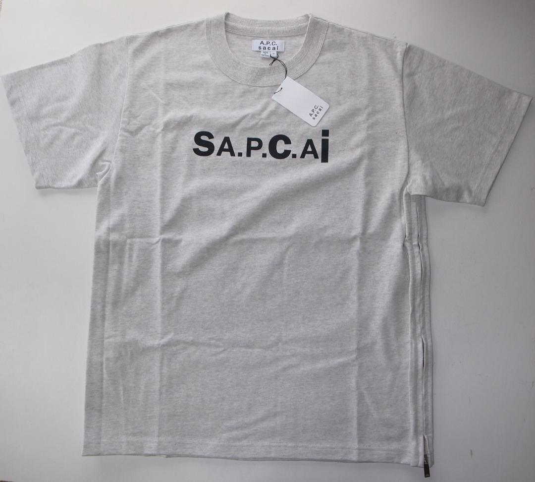 sacai × APC Kiyo Tシャツ sizeM grey グレー 【冬バーゲン☆】 9702円