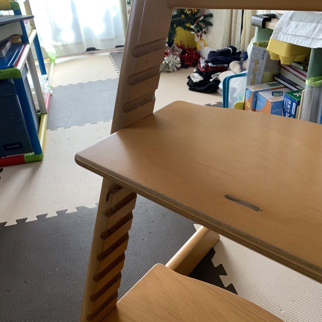 ストッケ トリップトラップ　木製ハイチェア 幼児用 高さ調整可能