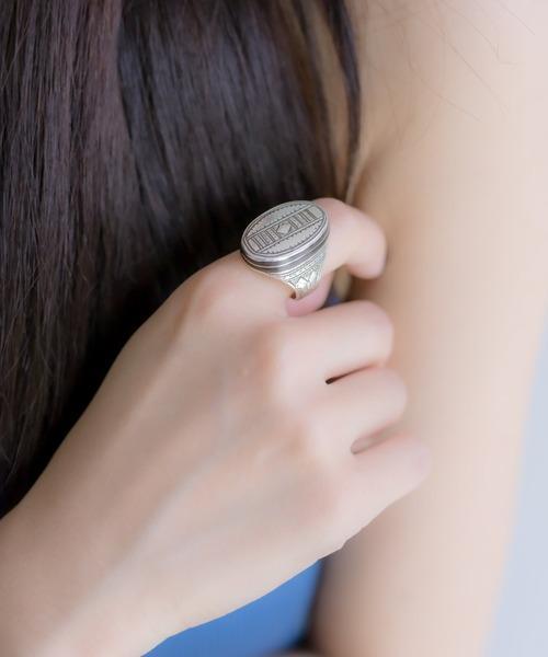 ear PAPILLONNER TUAREG SILVER オーバルリング